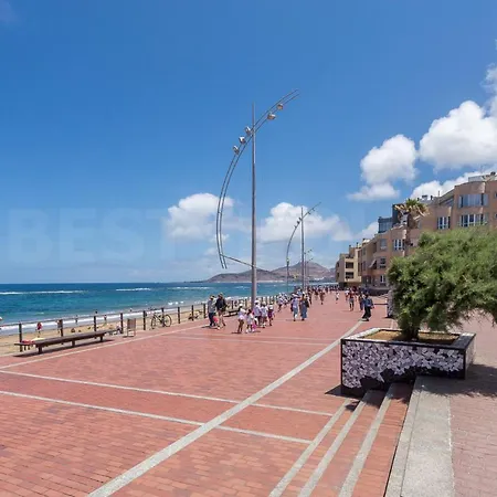 Con Terraza Y Piscina En Canteras Апартаменты Лас-Пальмас-де-Гран-Канария