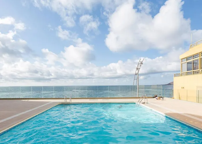 Con Terraza Y Piscina En Canteras * 大加那利岛拉斯帕尔马斯