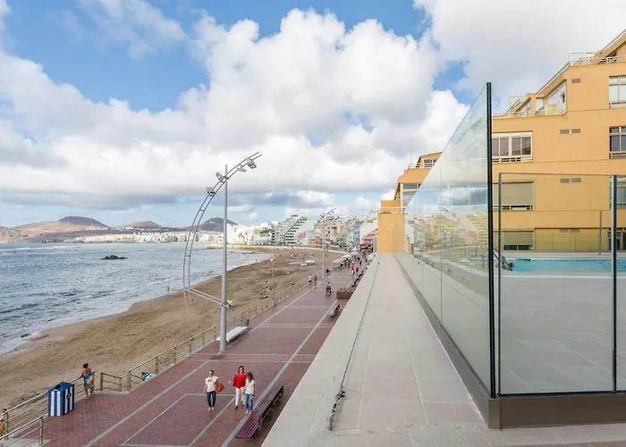 公寓 Con Terraza Y Piscina En Canteras