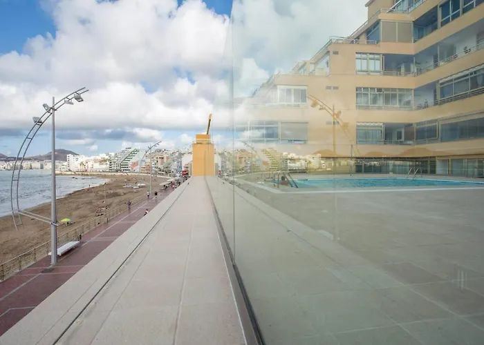 Con Terraza Y Piscina En Canteras 公寓 *